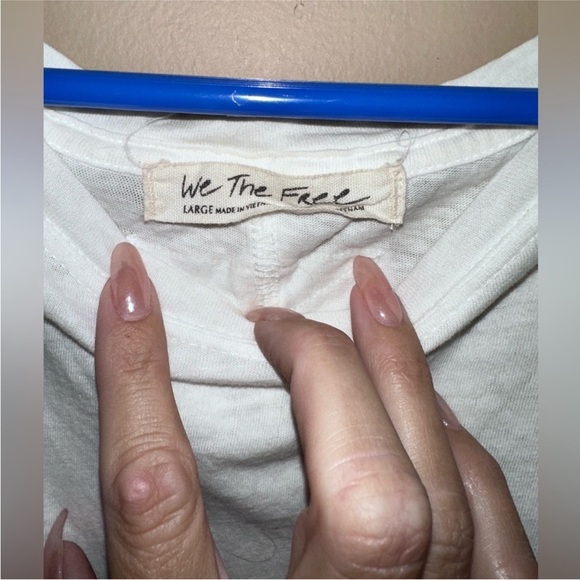 Free People Nina white tee - Picture 2 of 4